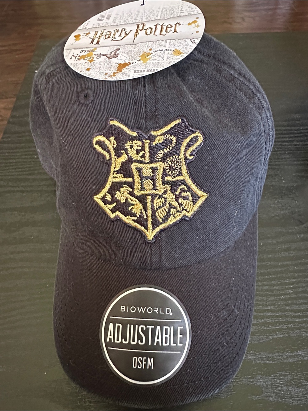 NWT Harry Potter Hogwarts Baseball Cap by Bioworld One Size